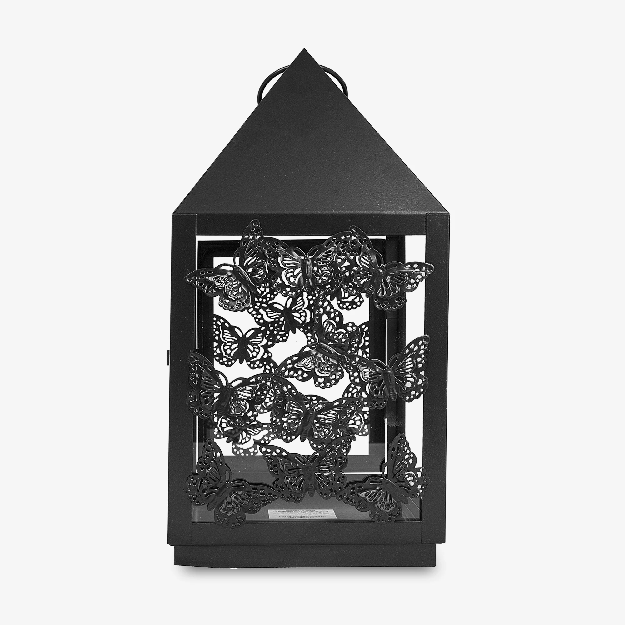 11.5" Butterfly Lantern with 38" Shepherd's Hook (Lantern Only) - Image 6