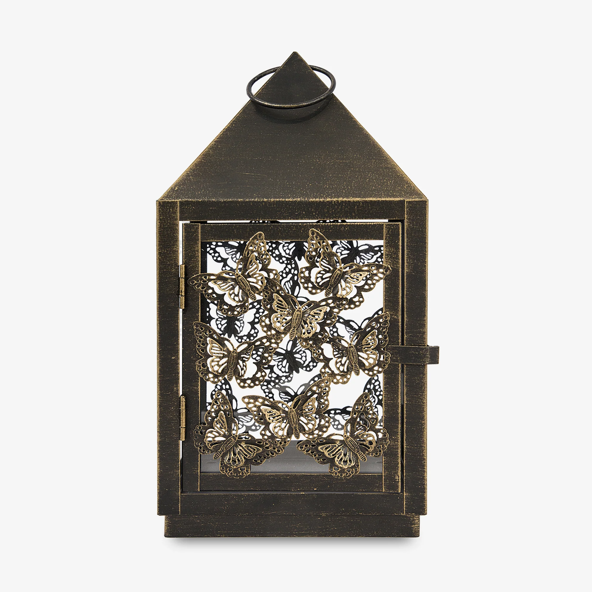 11.5" Butterfly Lantern with 38" Shepherd's Hook (Lantern Only) - Image 7