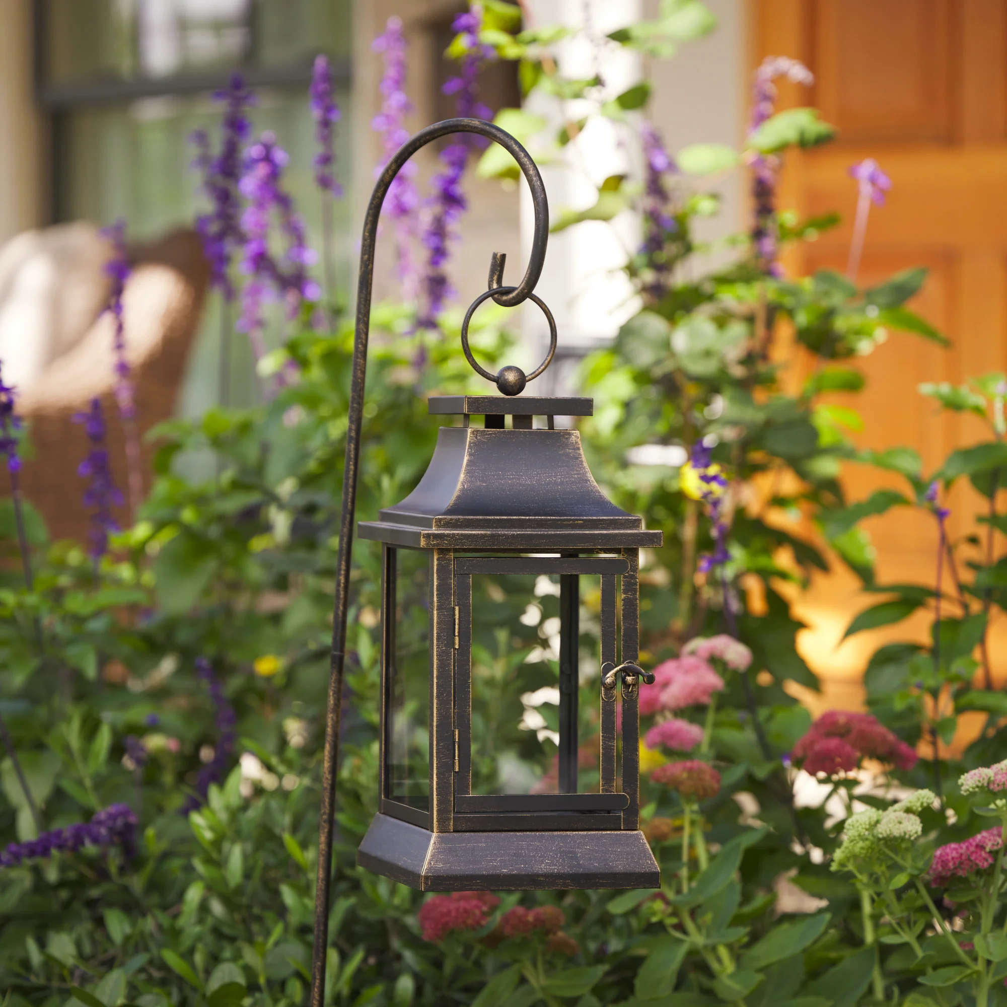 12" Heritage Lantern with 38" Shepherd's Hook (Lantern Only) - Image 2