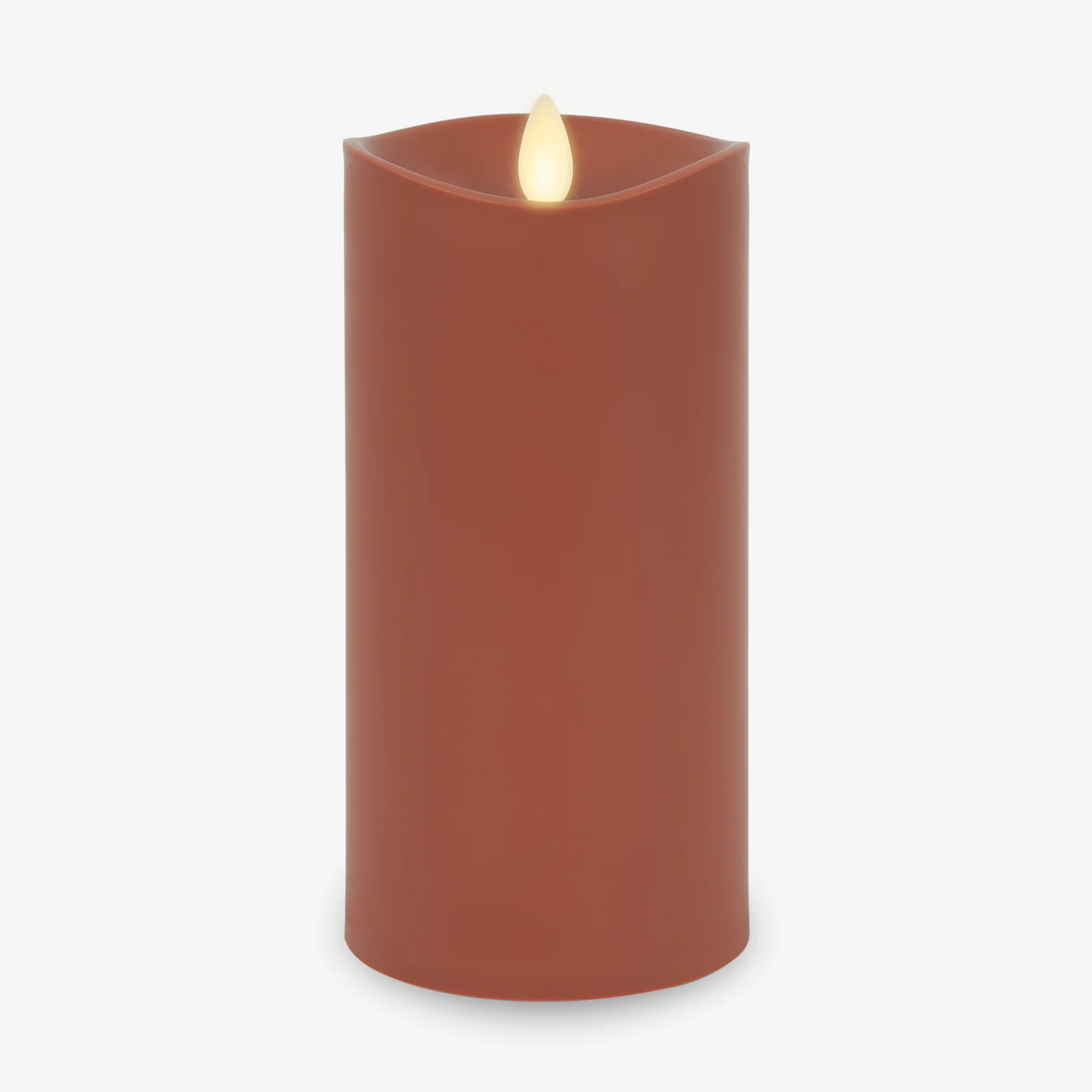 Baked Clay Outdoor Flameless Candle Pillar - Image 10