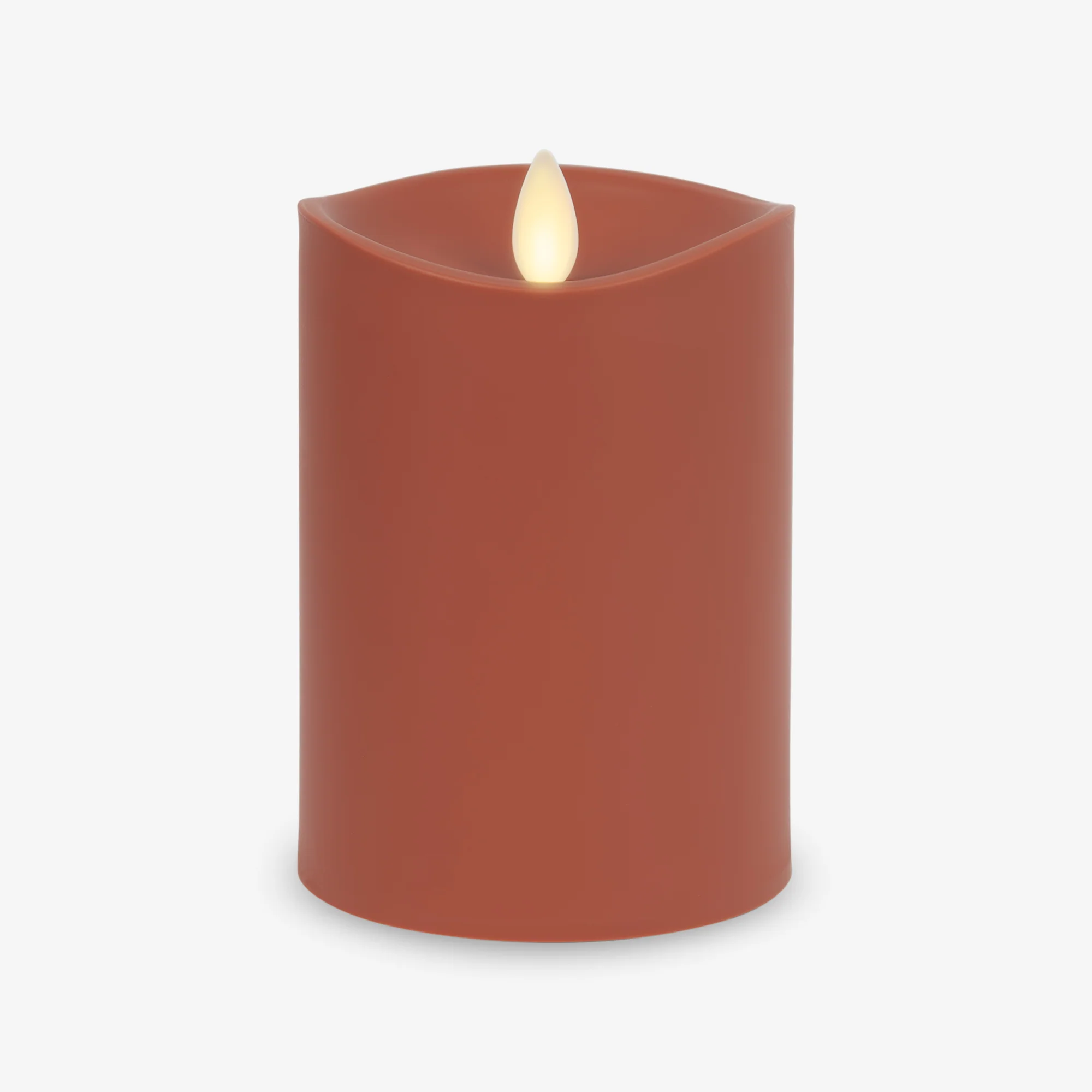 Baked Clay Outdoor Flameless Candle Pillar - Image 7