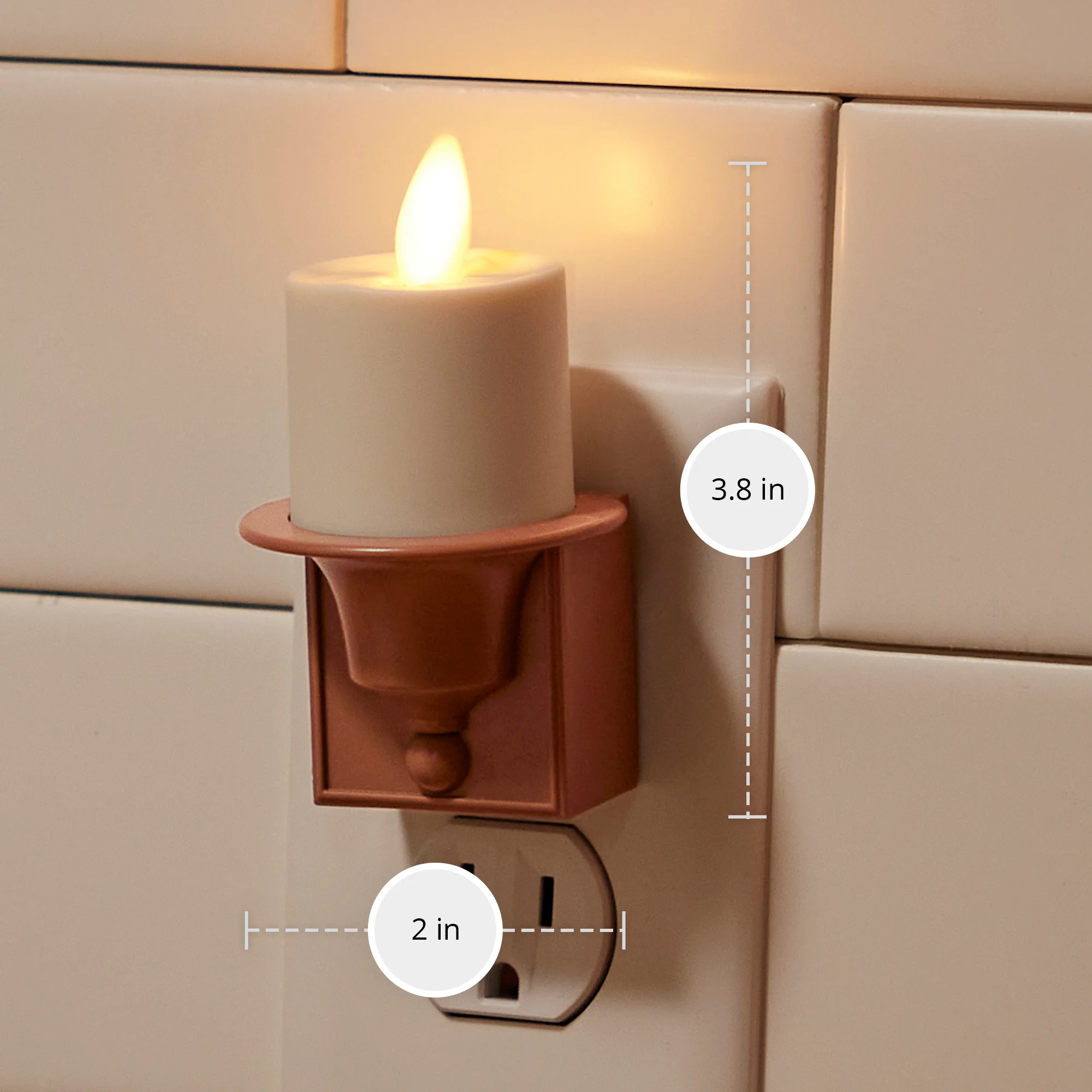 Bronze Flameless Candle Night Light - Image 18
