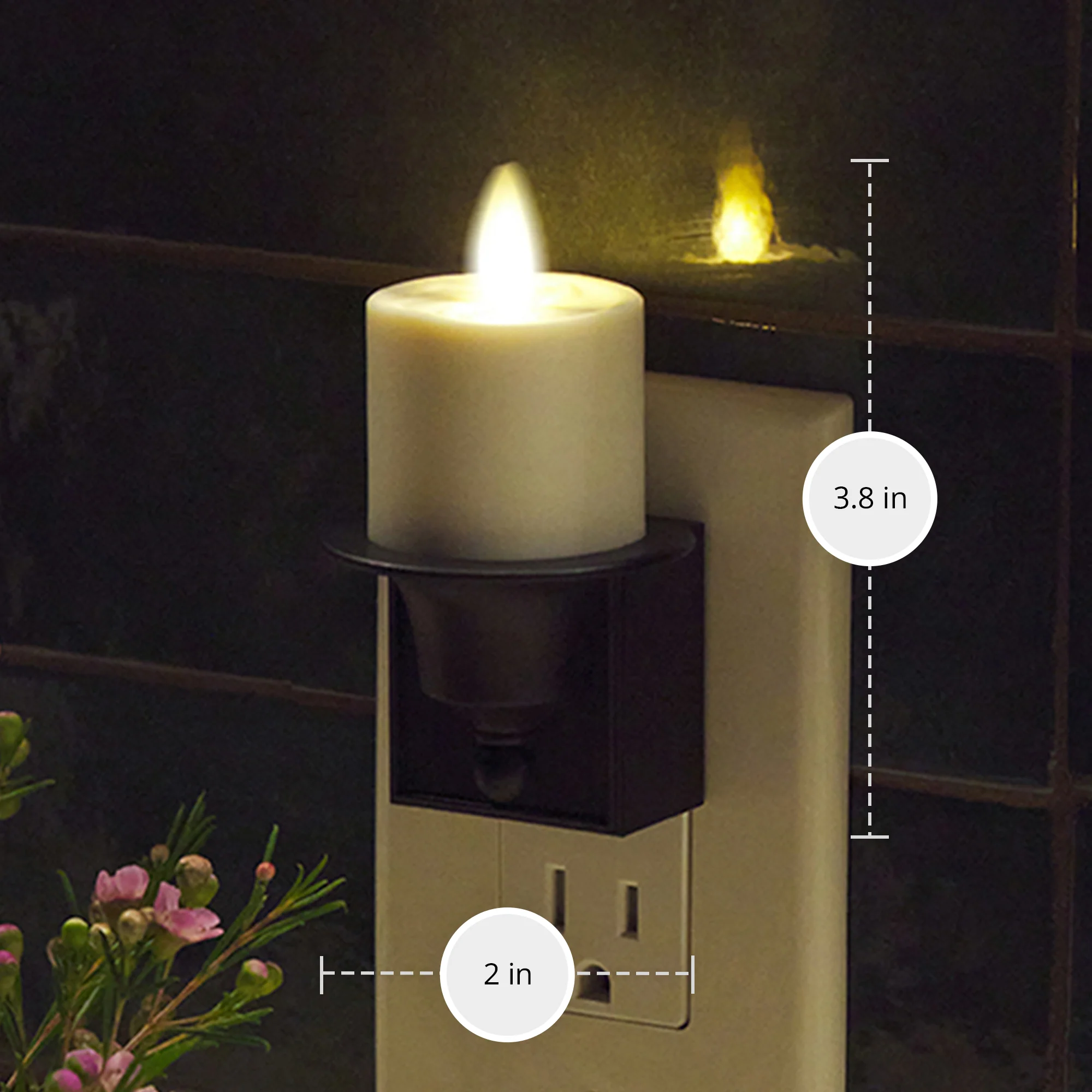 Bronze Flameless Candle Night Light - Image 6