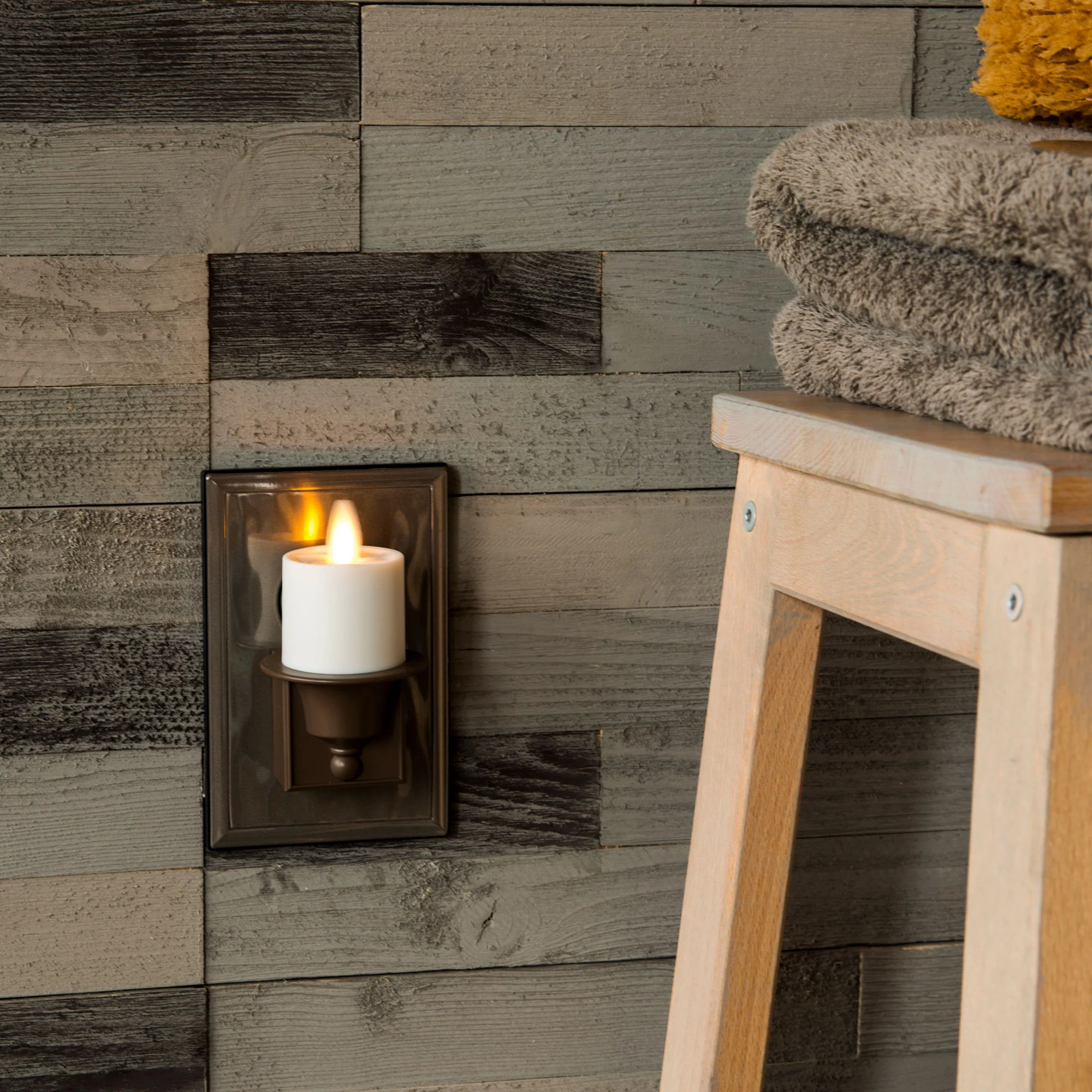 Bronze Flameless Candle Night Light - Image 7