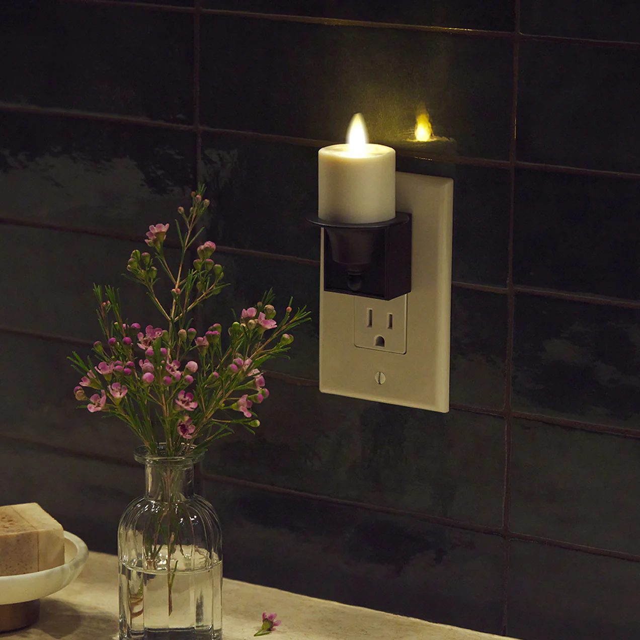 Bronze Flameless Candle Night Light - Image 8