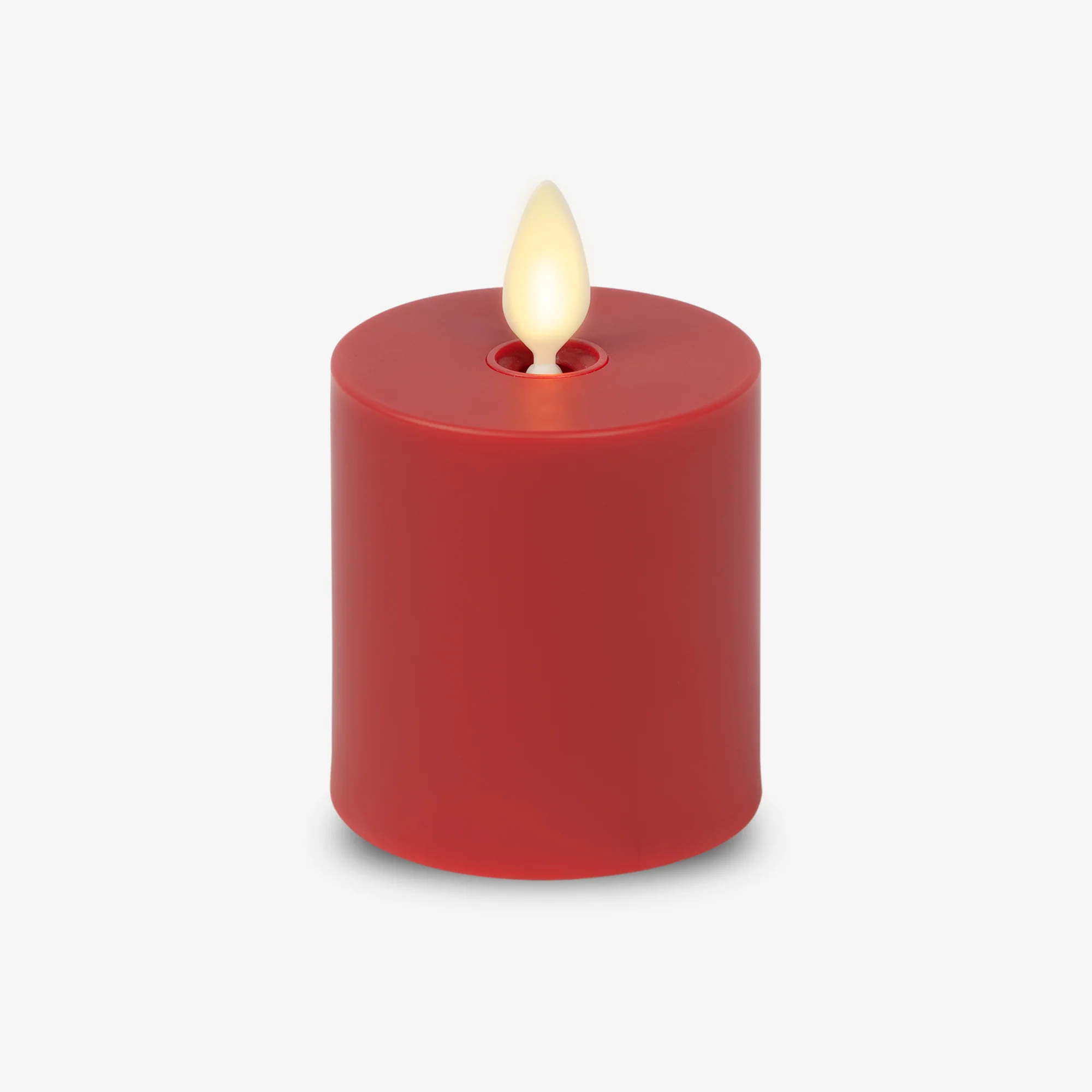 Cherry Red Outdoor Flameless Candle Votive - Image 7