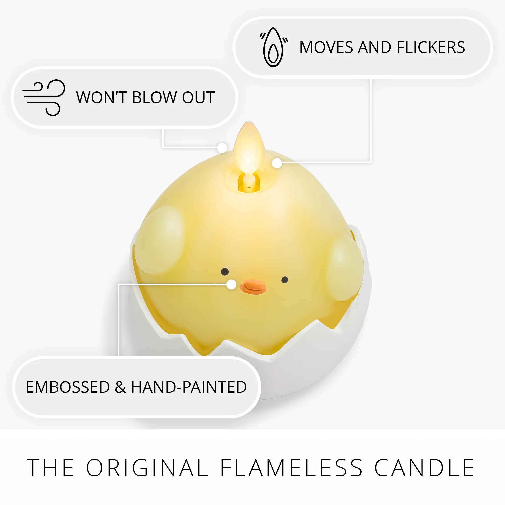 Hatching Chick Flameless Candle Egg - Image 5