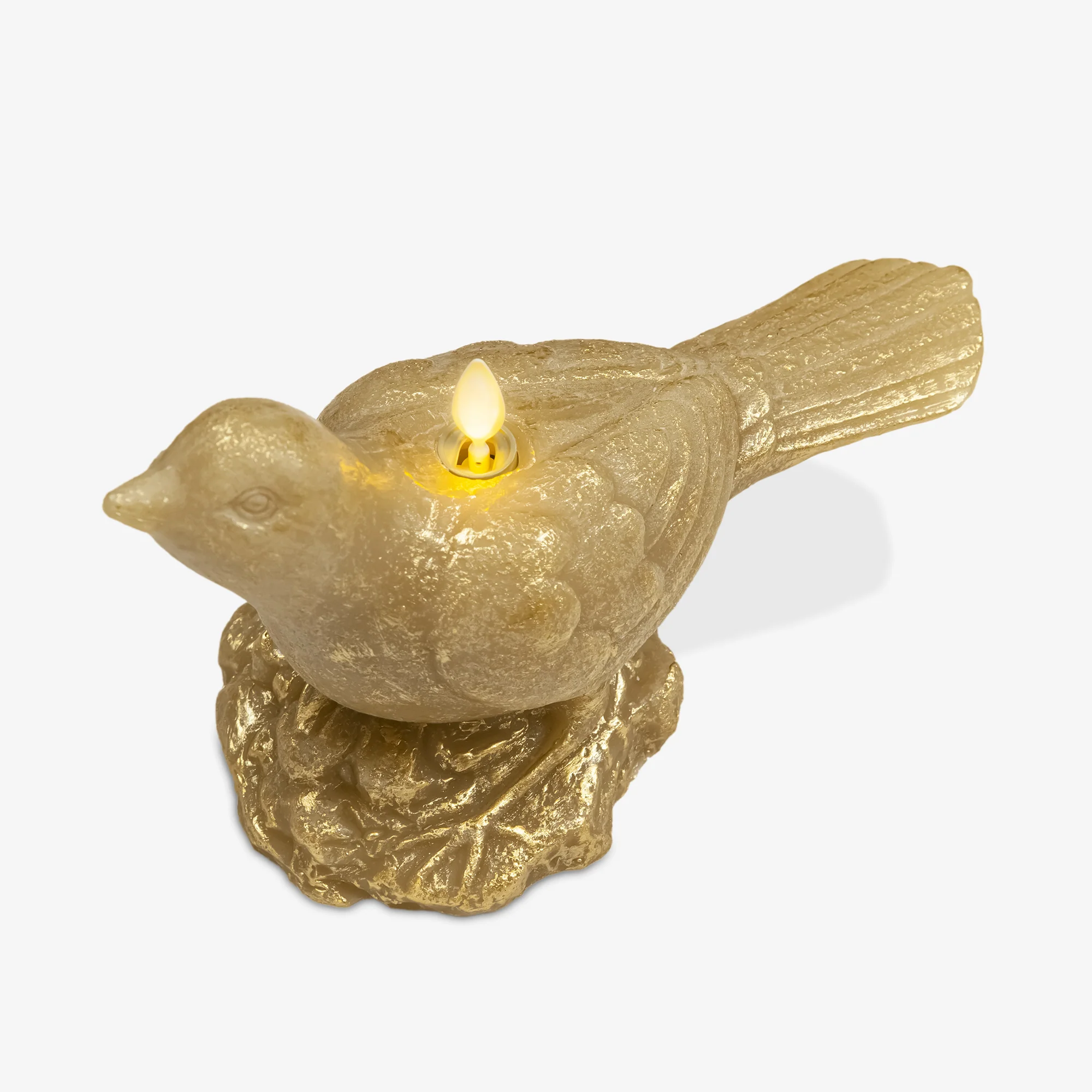 Khaki Bird Flameless Candle - Image 8