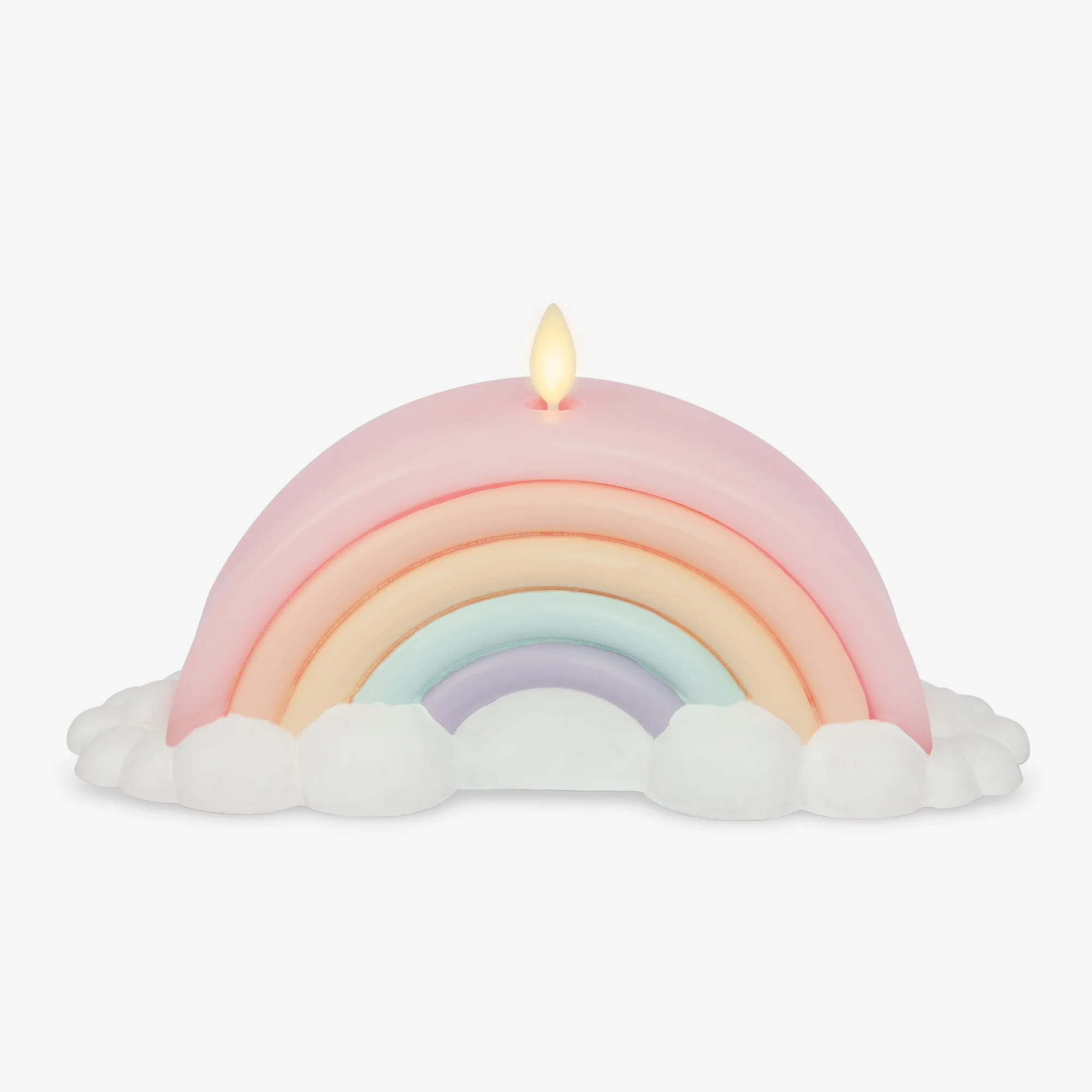 Pastel Crystal Rose Flameless Candle Rainbow - Image 8