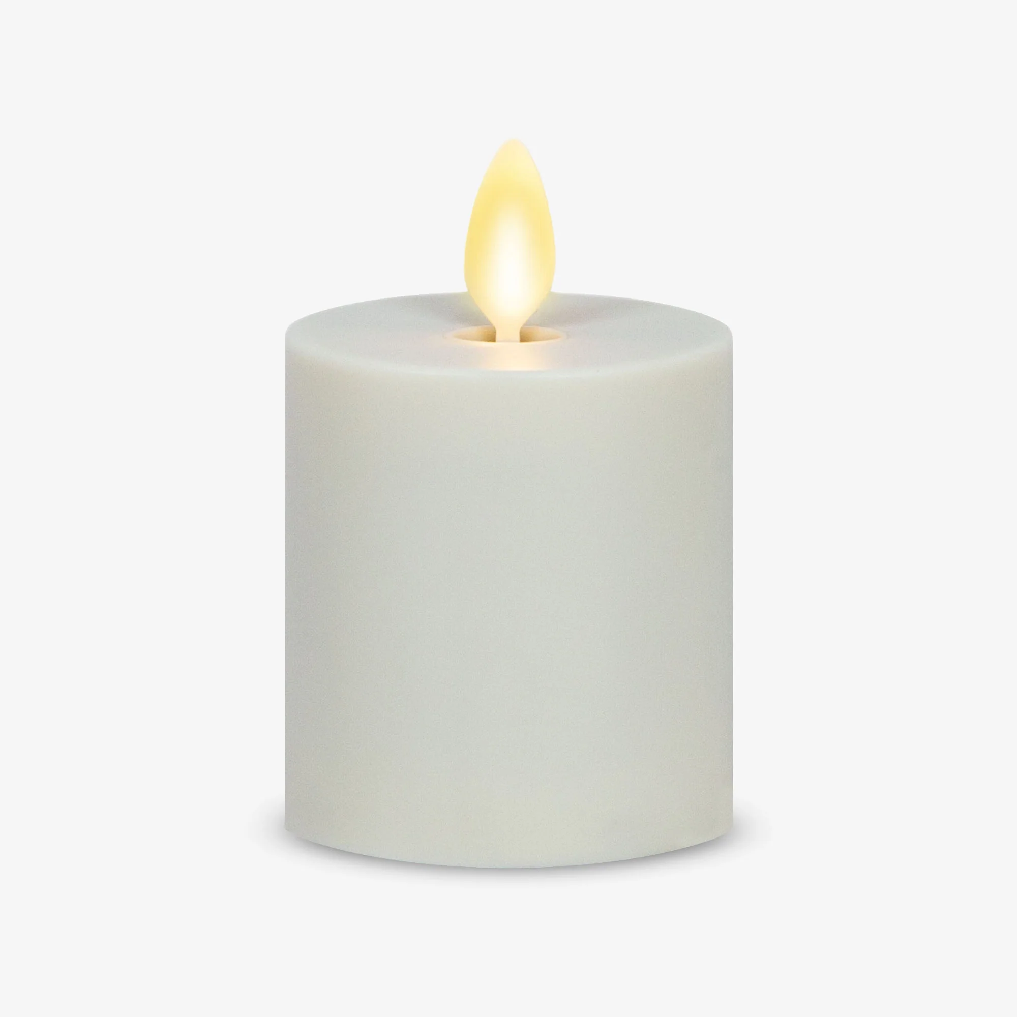 Pearl Ivory Outdoor Flameless Candle Votive - Flat Top - Image 8