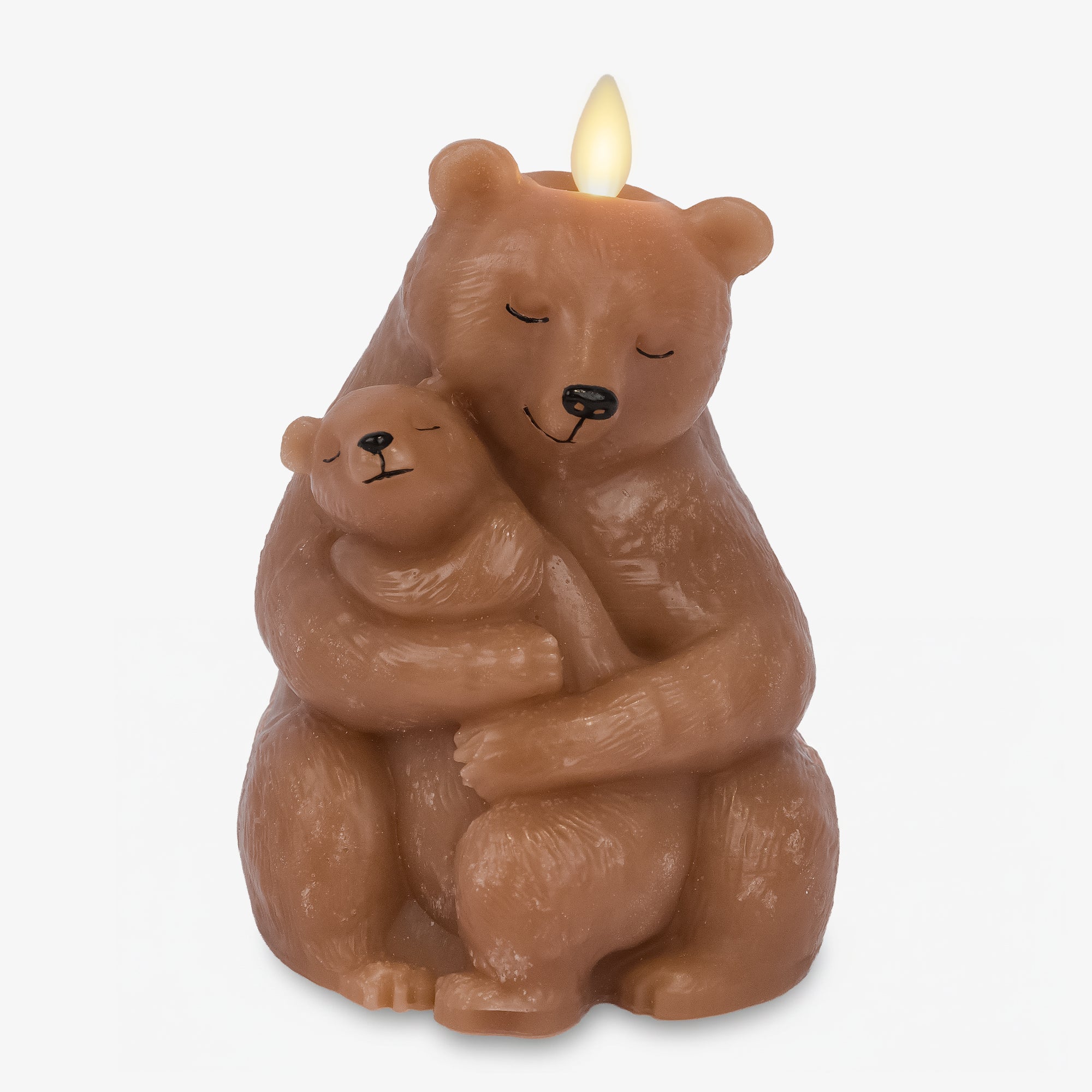 Pecan Brown Mama Bear Flameless Candle - Image 7