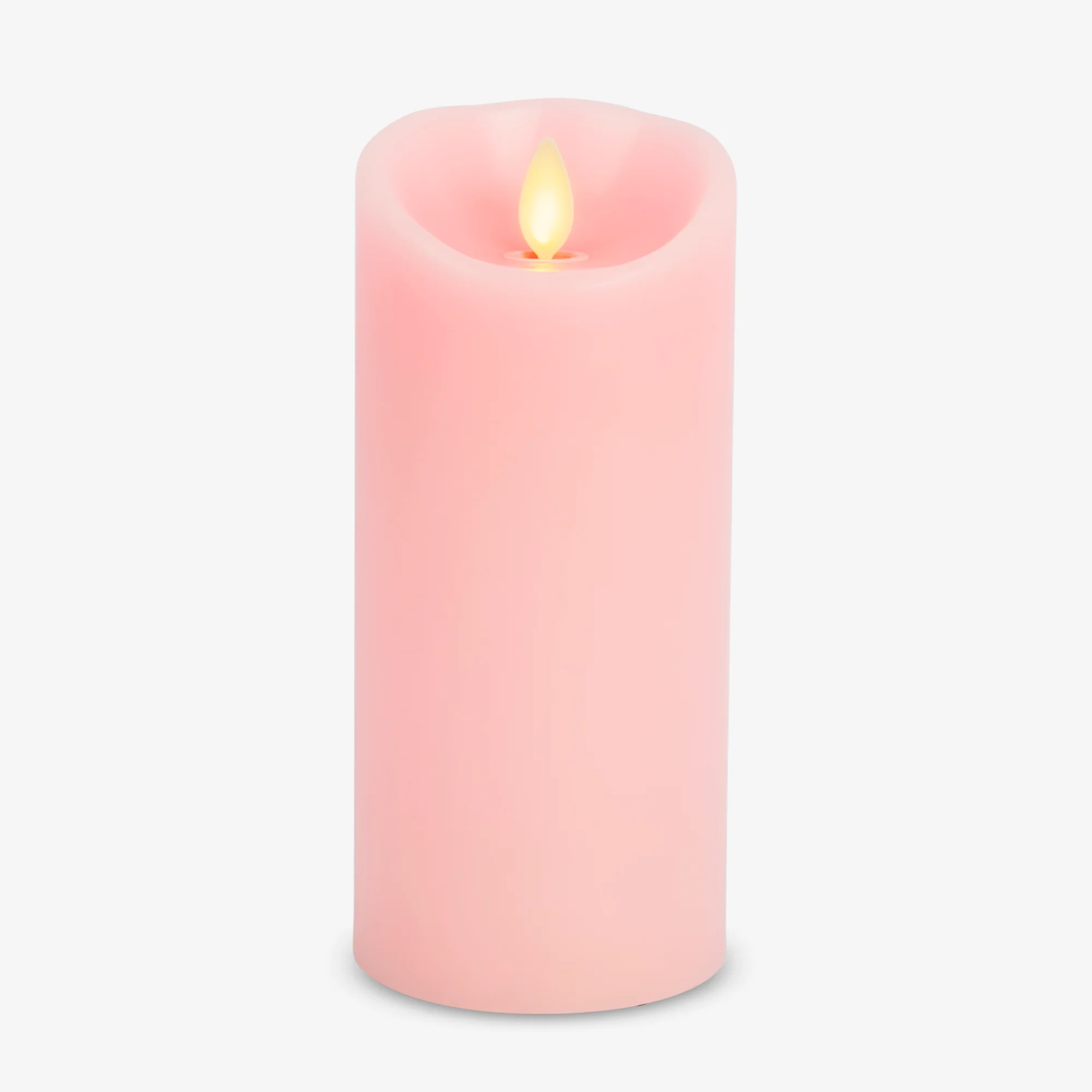 Saga Rose Flameless Candle Pillar - Scallop Top - 3" Width - Image 11