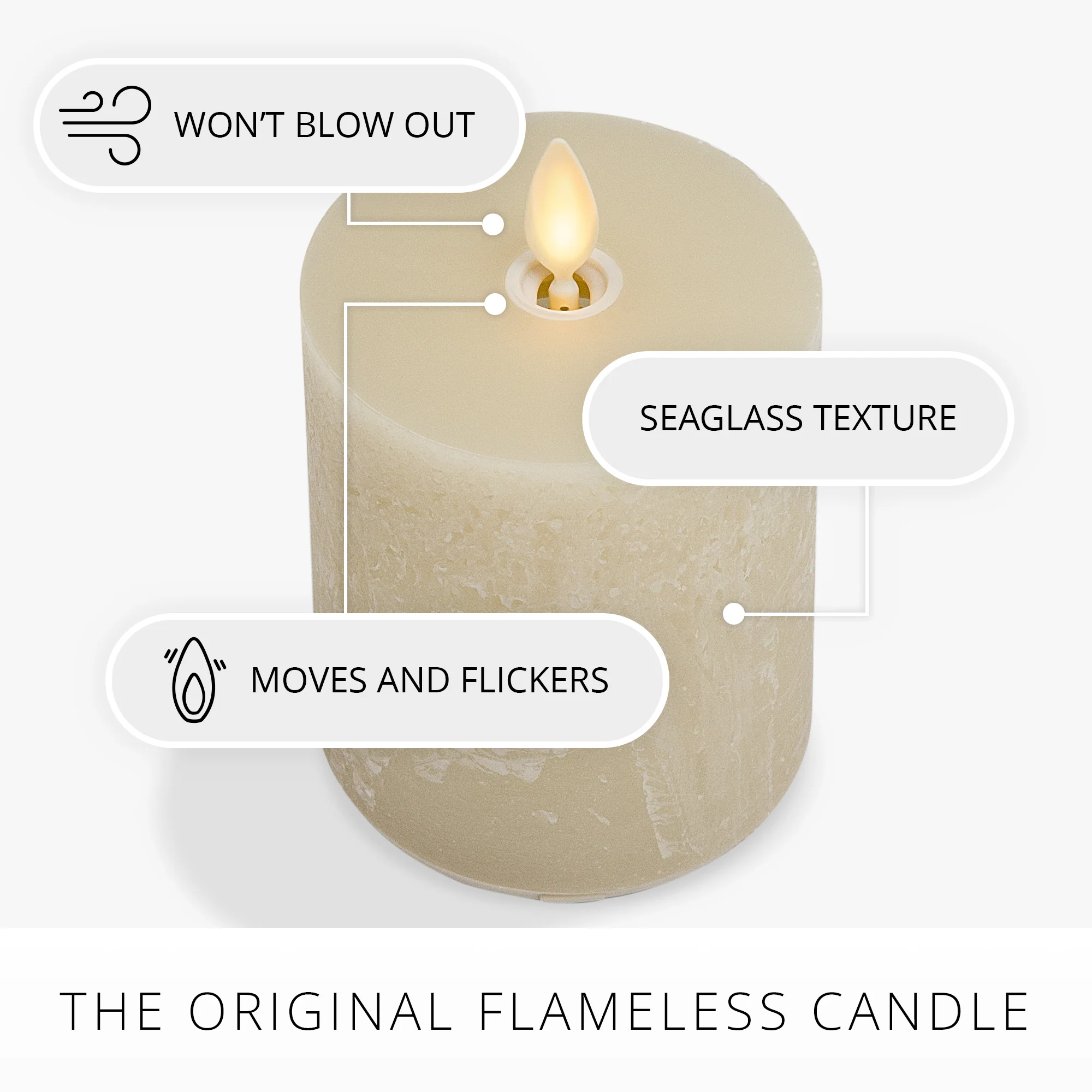 Rechargeable Seaglass Fog Pillar - Image 3