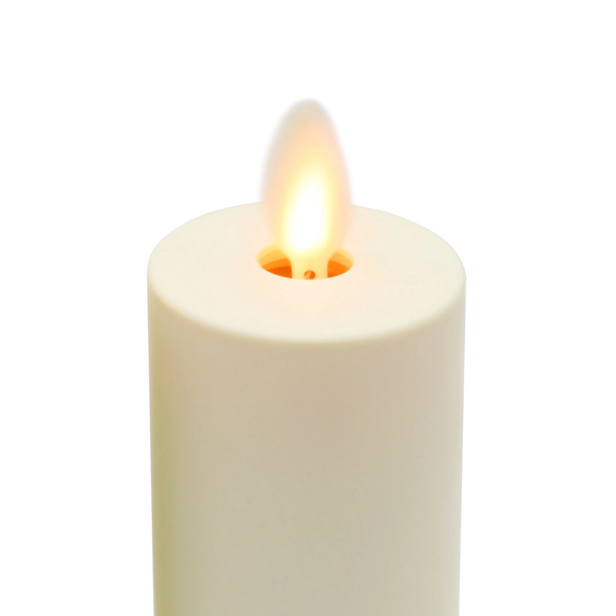 Pearl Ivory Flameless Candle Votive - Flat Top - Set of 2 - Image 6