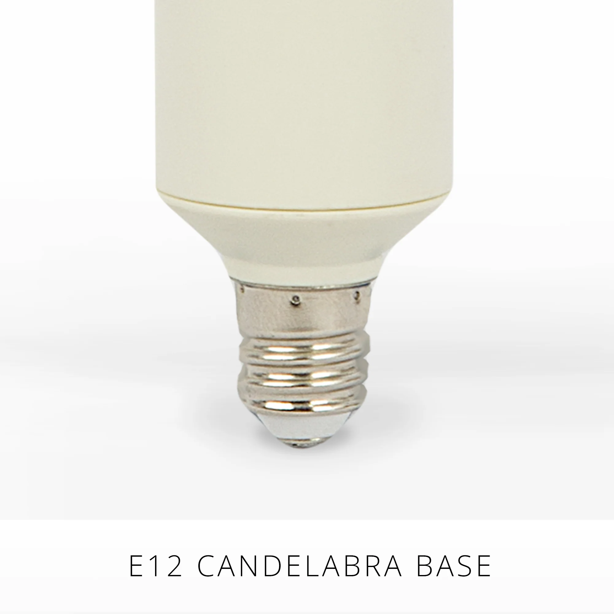 Set of 2 Pearl Ivory Flameless Candle E12 Taper Bulbs - Image 3