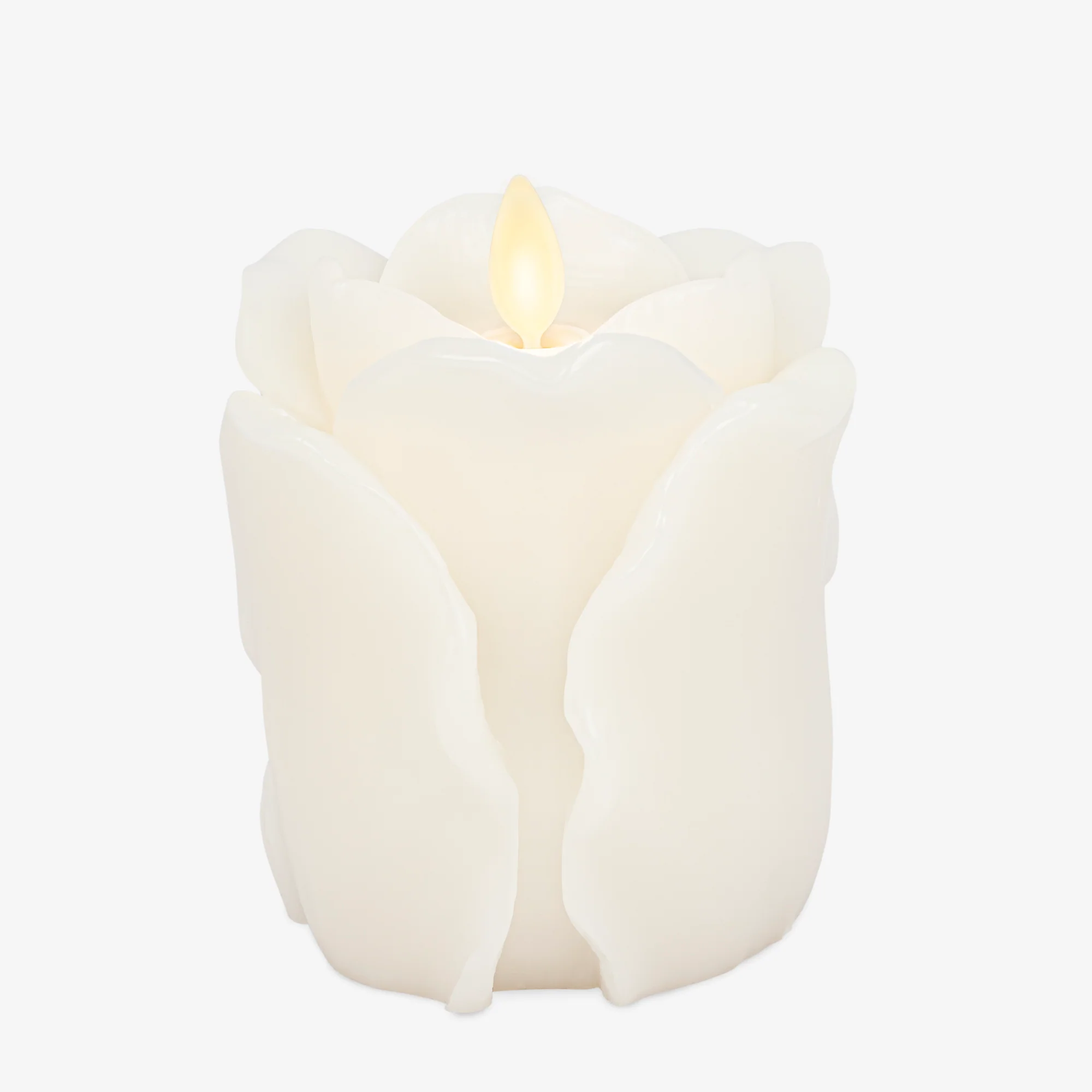 Snow White Flameless Candle Rose Bud - Image 9