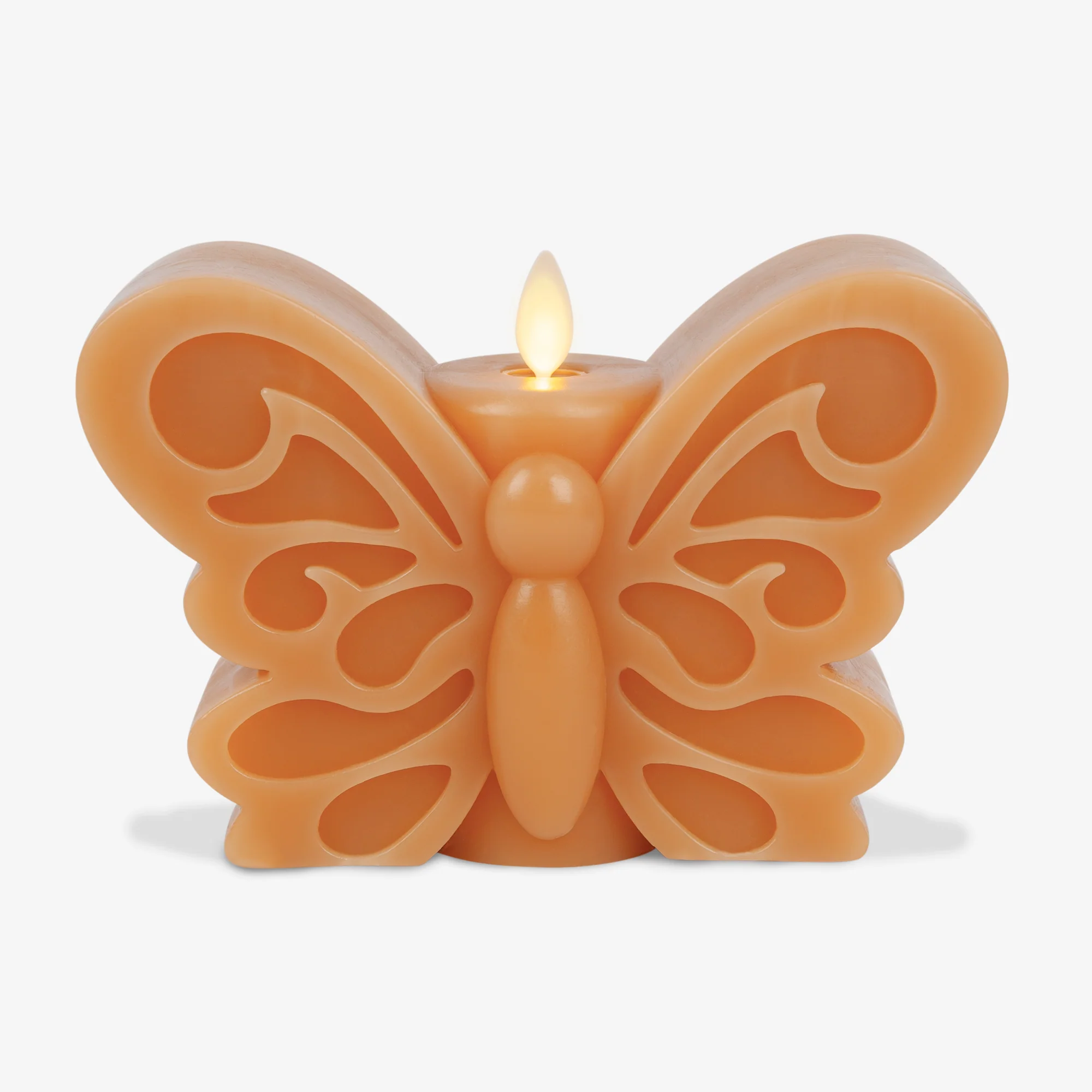 Sunlit Honey Flameless Candle Butterfly - Image 8