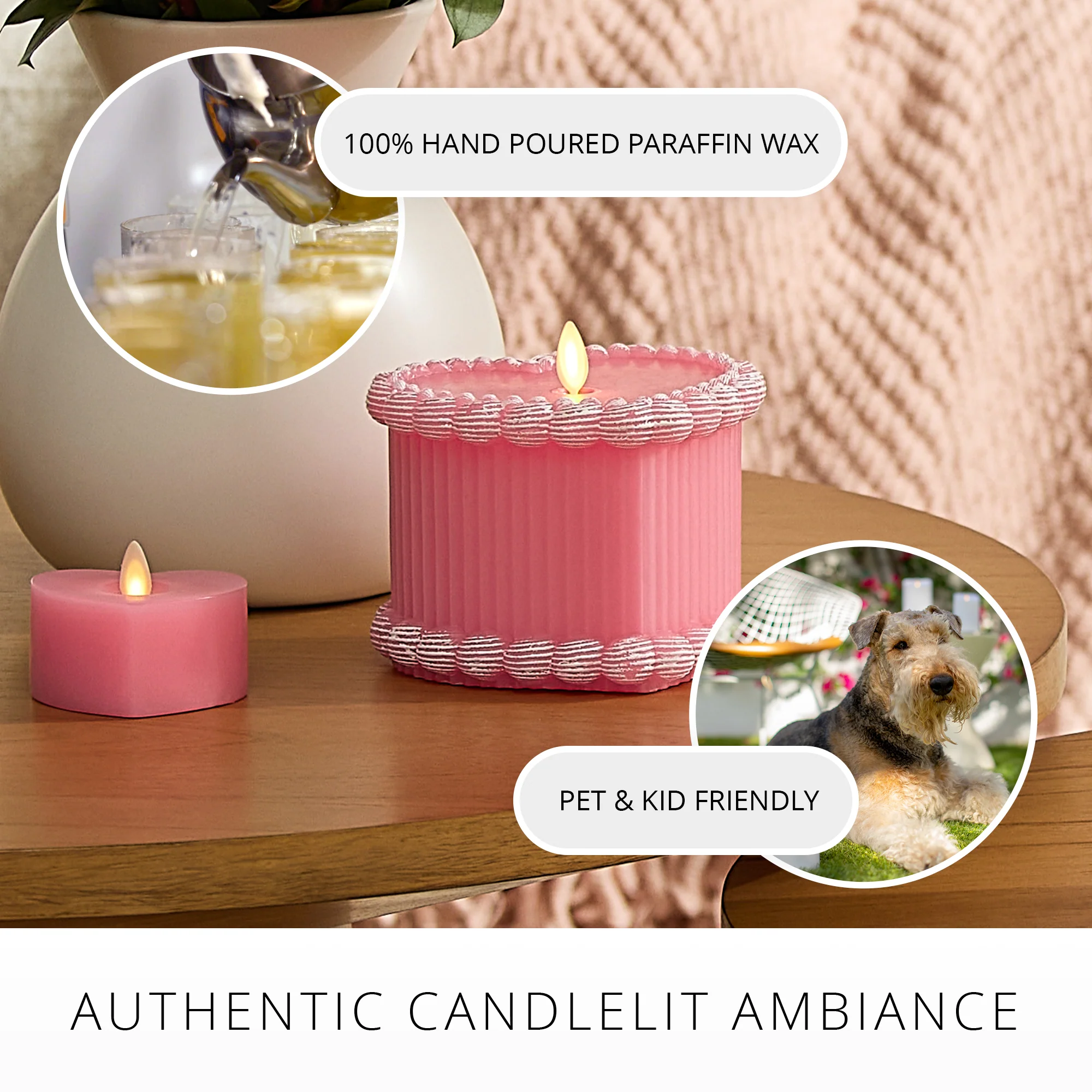 Sweet Pink Heart Cake - Image 7