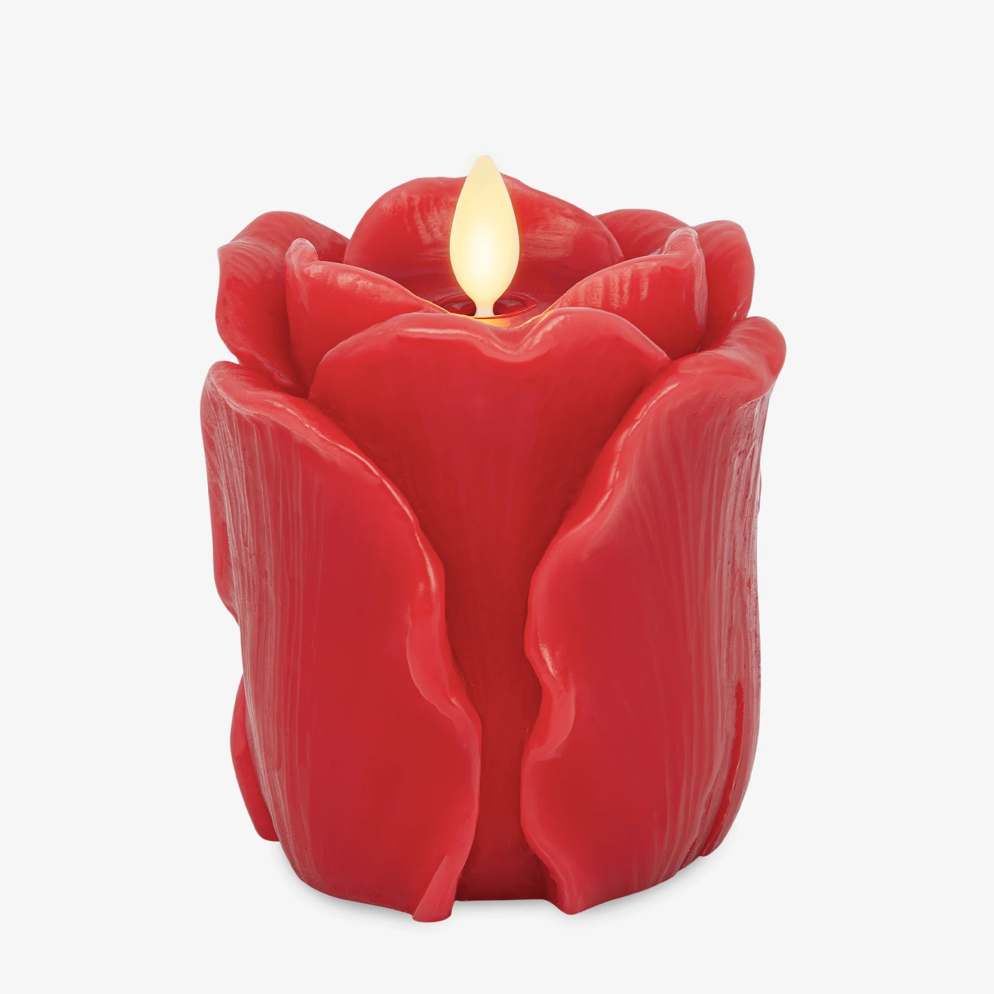 True Red Flameless Candle Rose Bud - Image 6