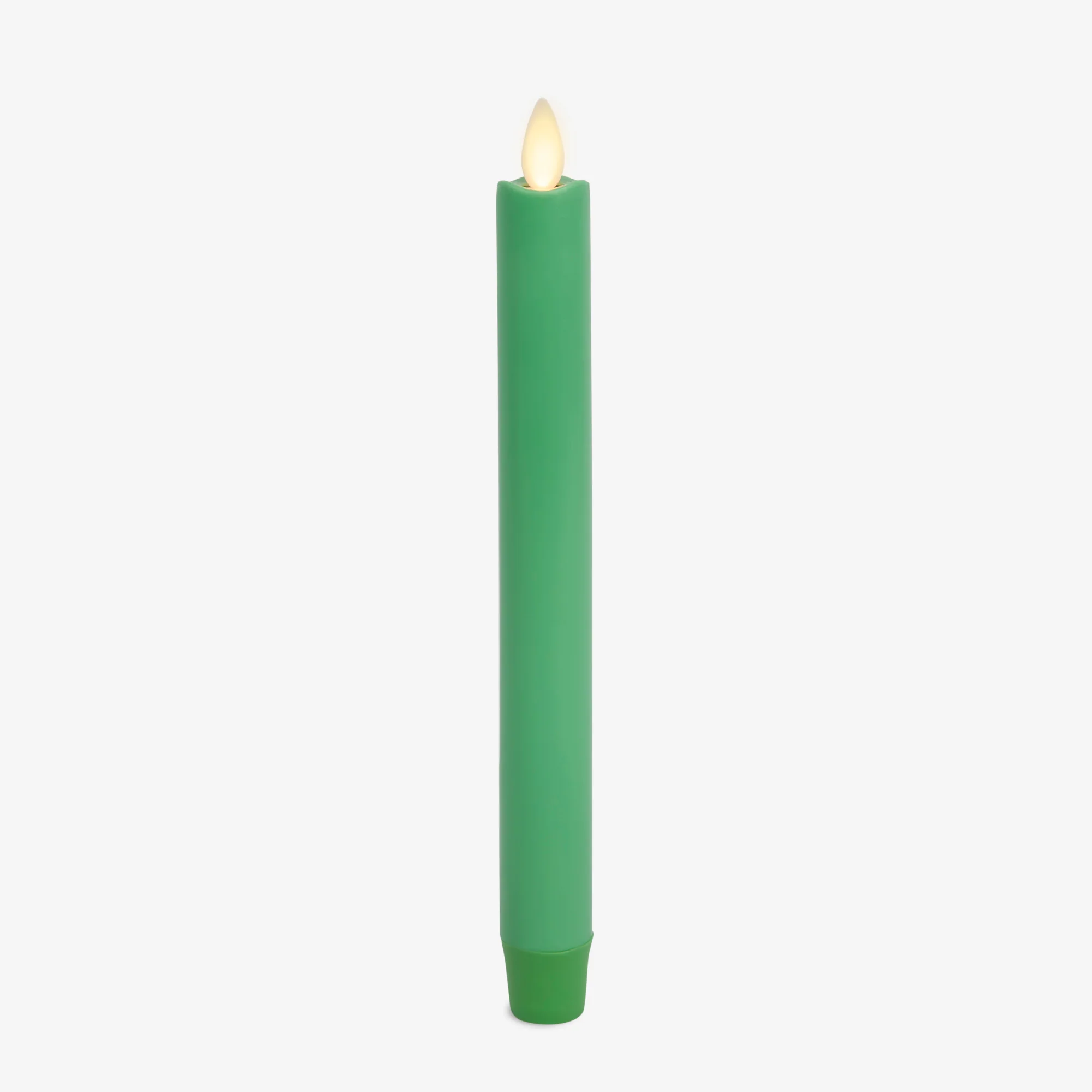 Vibrant Green Flameless Candle Taper - Image 6