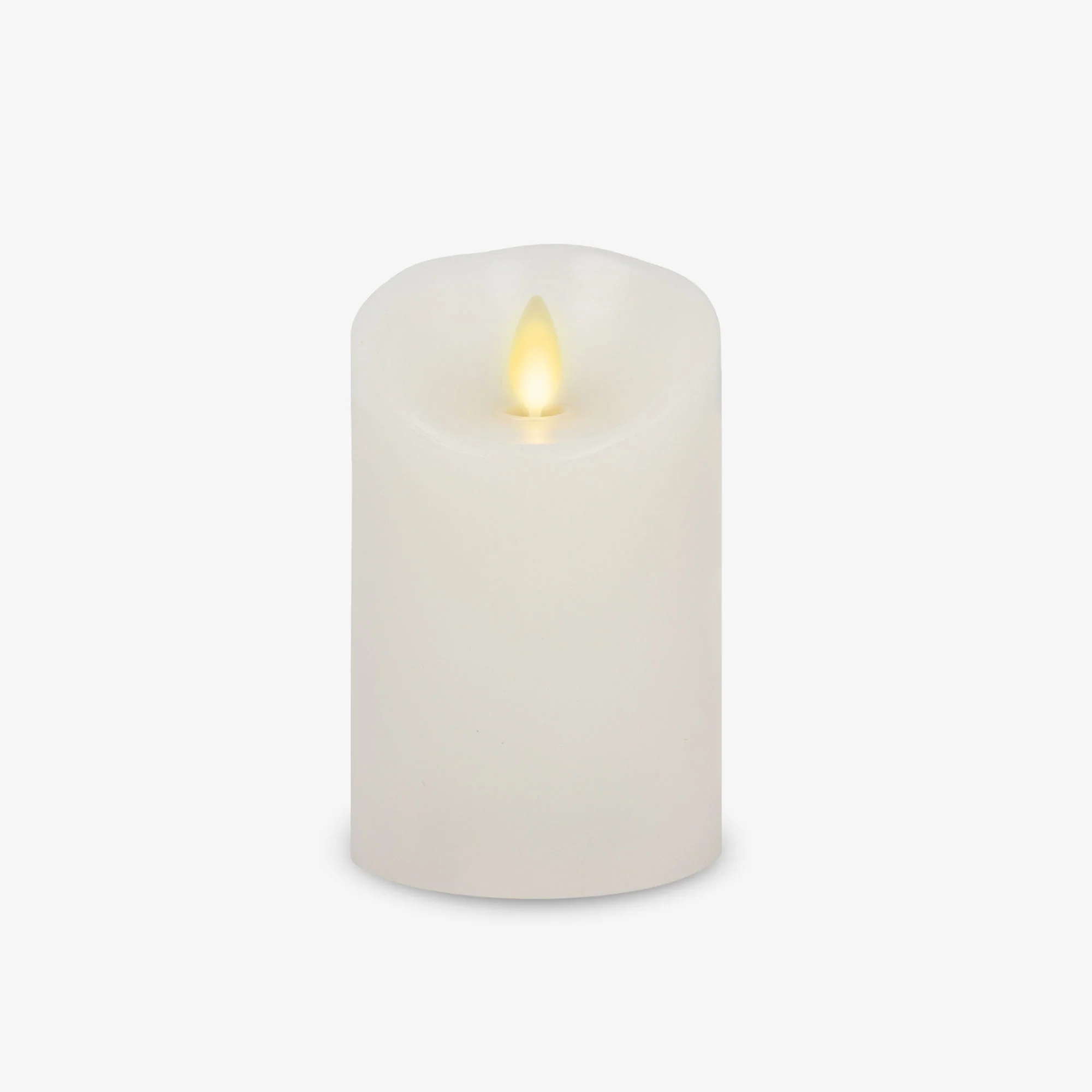 Flameless Color Changing Candle Pillar with Remote - Scallop Top - 3" Width - Image 10