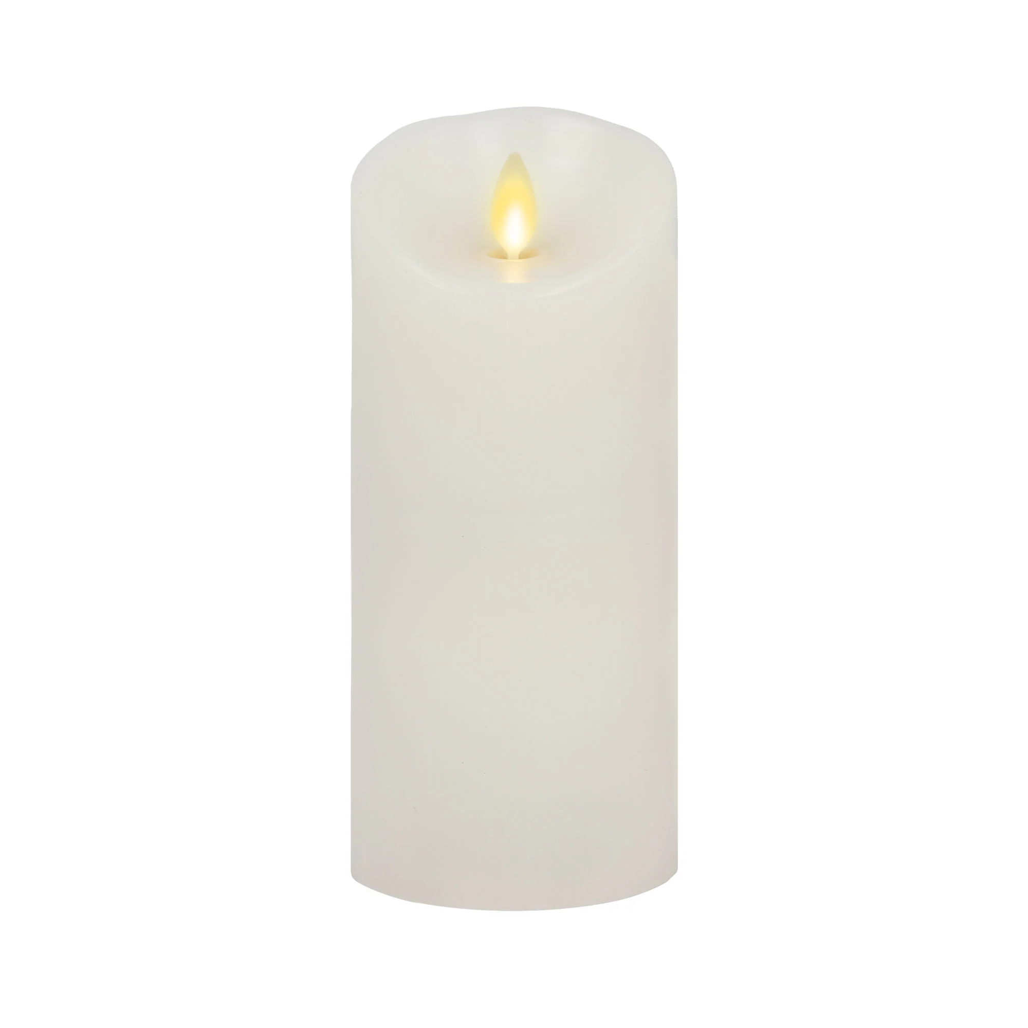 Flameless Color Changing Candle Pillar with Remote - Scallop Top - 3" Width - Image 13